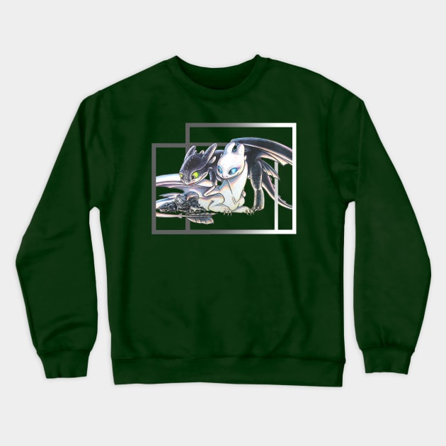 The Hidden World Crewneck Sweatshirt by barnitz_draws